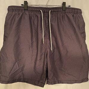 Kirkland Gray and Black Men's Swimsuit XXL